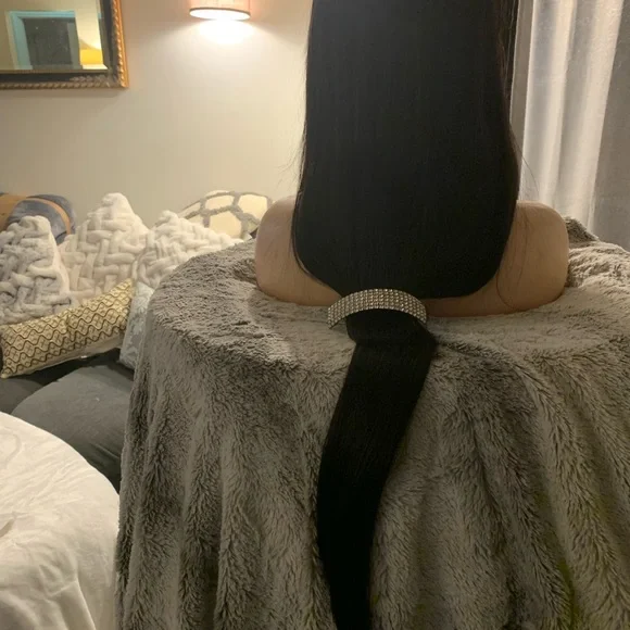 Cleopatra styled machine made wig - Picture 5 of 11